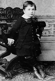 Albert Einstein çocukluğundan bir fotoğraf